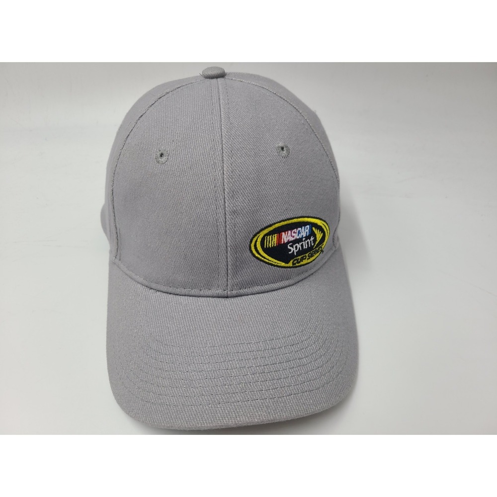 Vintage NASCAR Sprint Cup Series Speed Octagon Adjustable Hat Cap Men Women Gray